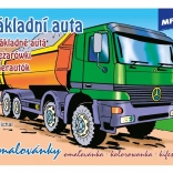 Cărți de colorat pentru copii Camioane