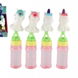 Aparat de baloane de săpun cu unicorn – 18 cm, culori diverse