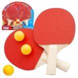 Woopie Set Palete De Tenis De Masă + 3 Mingi