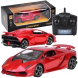 Mașină telecomandată LAMBORGHINI 1:24, roșie 2.4 GHz