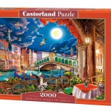 Puzzle 2000 piese Noapte romantică la Veneția