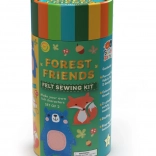 Set creativ de cusut animăluțe din pădure