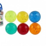 Minge săltăreață colorată cu sclipici