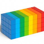 Geomag Magicube Full Color – cuburi magnetice 128 piese