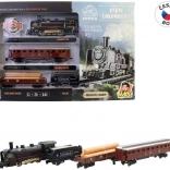 Set de tren pentru copii 103 × 67 cm cu baterii
