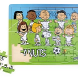 Puzzle din lemn Snoopy și fotbal