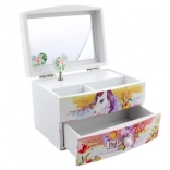 Cutie de bijuterii cu unicorn muzical