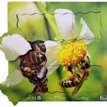 Just Jigsaws 600 Albină – puzzle din lemn stratificat