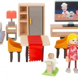 Small Foot set modern de mobilier pentru căsuța de păpuși