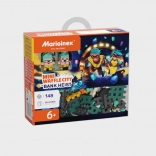 Klocki Mini Waffle City – jaf la bancă, 148 piese