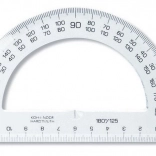 Raportor transparent 12 cm KOH-I-NOOR