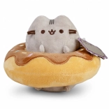 Jucărie de pluș Pusheen în gogoșă de ciocolată