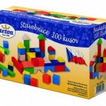 Set de construcție din lemn 100 bucăți