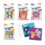 Set de broderie cu puncte în cruce, mix de tipuri în cutie