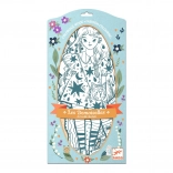 DJECO Cărți de colorat de modă Angele & prietenii