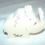 Fauna animal din lemn mamut