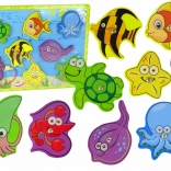 Set de lemn pentru pescuitul animalelor marine