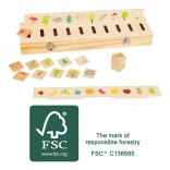 Jucărie educativă motrică din lemn pentru sortare Small Foot