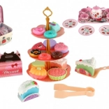 Set de ceai din tablă pentru copii în valiză