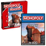 puzzle WINNING MOVES Monopoly Gdańsk Żuraw 1000 piese