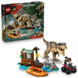 T-rex și evadarea pe râu – set LEGO Jurassic World pentru copii de la 5 ani