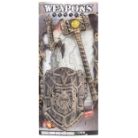 Set de cavaler cu sabie, scut și buzdugan pentru copii