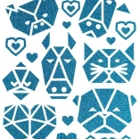 Aplicabile termice animăluțe drăguțe – coală mare