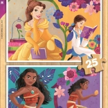 Educa puzzle din lemn prințesele Disney 25 de piese