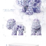 Construiește singur un unicorn din flori – set creativ de construcție