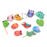 Vilac jucărie de tras cu animale pentru copii