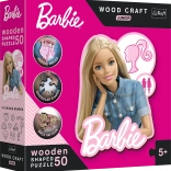 Puzzle din lemn Barbie pentru copii 50 piese