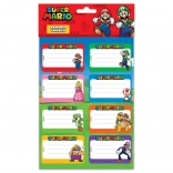 Set școlar Super Mario cu autocolante și rechizite