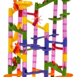 Pistă cu bile pentru copii, 105 piese