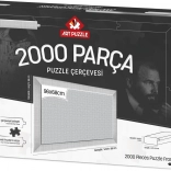 Ramă pentru puzzle 96x68 cm alb