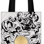 Geantă de cumpărături HARRY POTTER – alb-negru