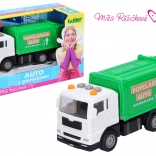 Camion de gunoi cu efecte și melodii de la Míša Růžičková, 17 cm