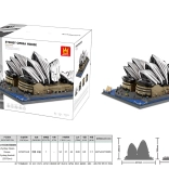Set de construcție Clădiri – Opera din SYDNEY, 2937 piese