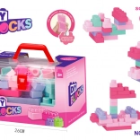 Set de cuburi de construcție moi, 40 buc.