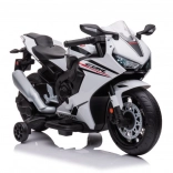 Motocicletă electrică pentru copii Honda CBR 1000RR albă