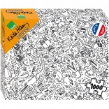 Puzzle alb-negru VILAC KEITH HARING – 1000 piese