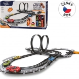 Pistă de mașinuțe 7 m cu dublă traseu și loop-uri, scară 1:64