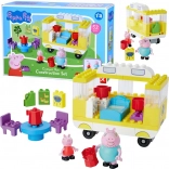 Set de construcție rulotă PEPPA PIG – camping cu tăticul, 52 piese