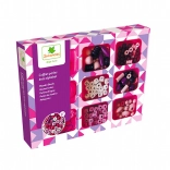 Set de mărgele din lemn Alfabet