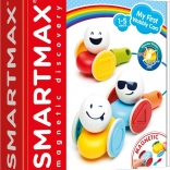 SmartMax primele mele mașinuțe legănate, set magnetic de construcție pentru copii 1–5 ani