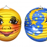 Lampion sferic Lună 25 cm