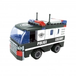 set de construcție compatibil bloxo poliție mașină 106 piese