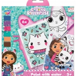 Pictură cu acuarele Căsuța fermecată a Găbinii