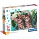 Puzzle CLEMENTONI 60 piese – pisoiași în coș