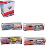 Mașinuță cu remorcă - Jucărie pentru copii, 19 cm