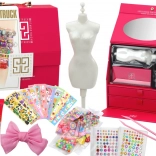 Geantă cosmetică creativă pentru realizarea stilizărilor și accesoriilor